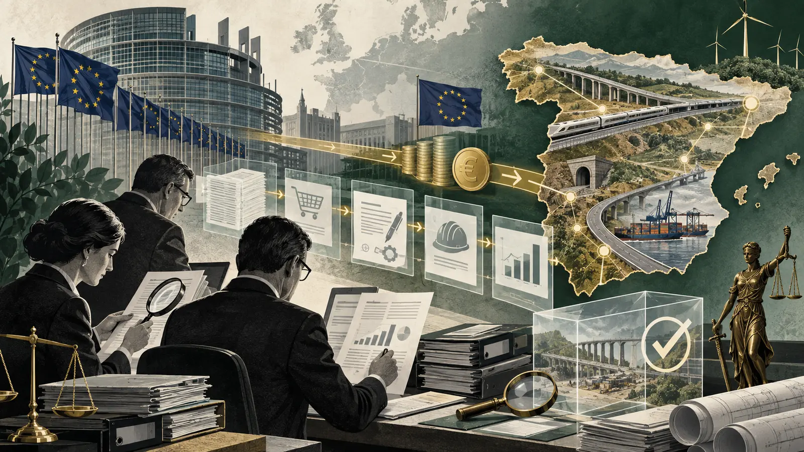 Auditoría de proyectos financiados con fondos europeos en España