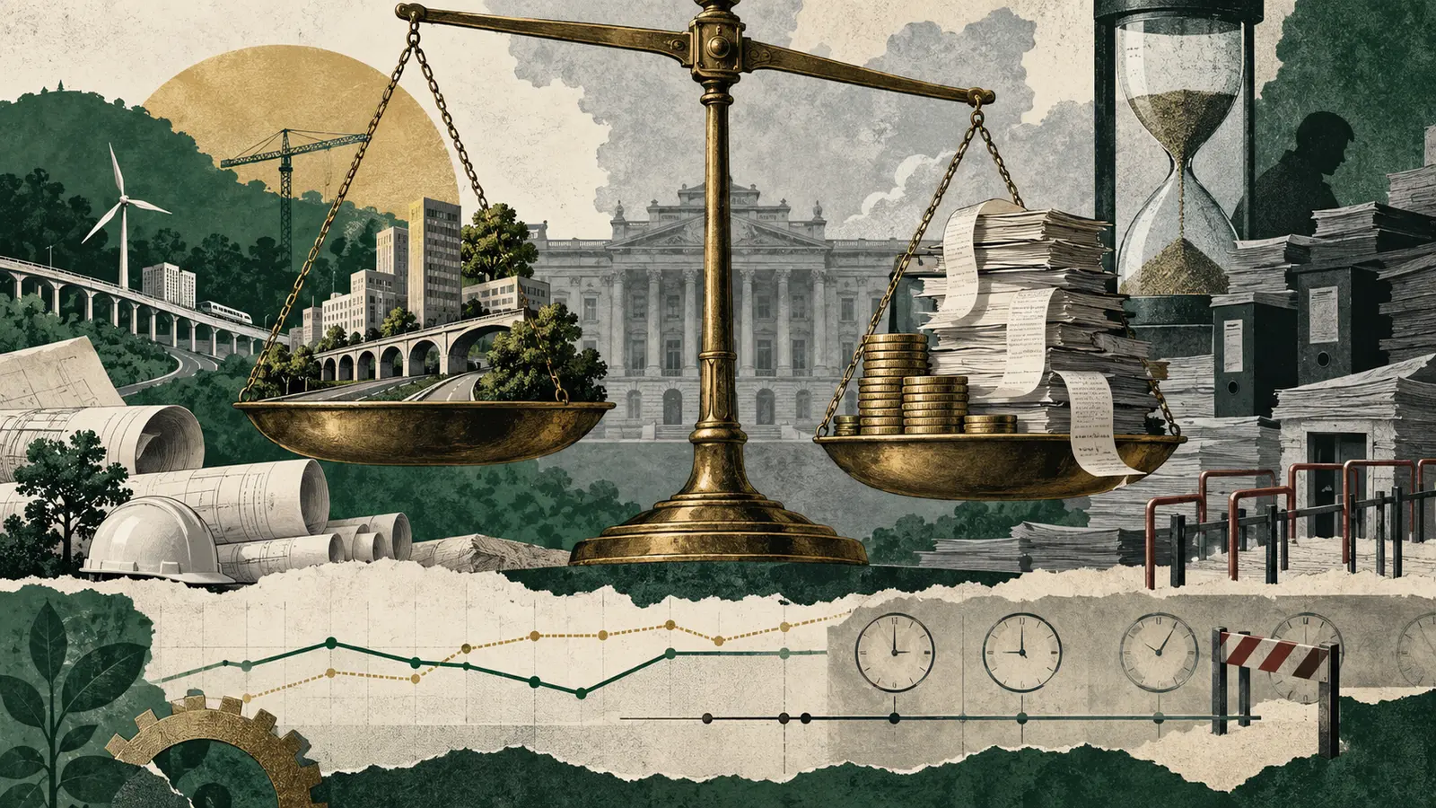 Equilibrio entre ejecución de inversiones, plazos administrativos y déficit público