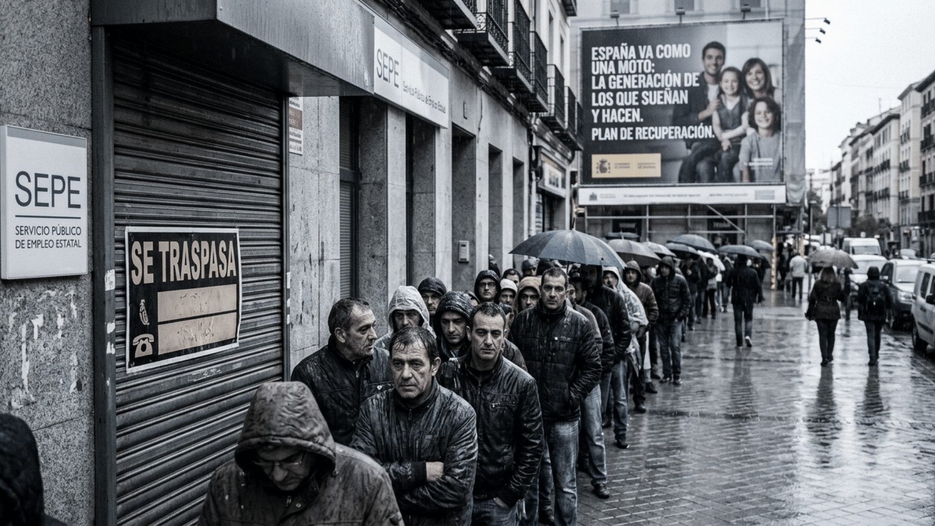 la fragilidad del mercado laboral y el contraste entre el discurso oficial y la realidad.