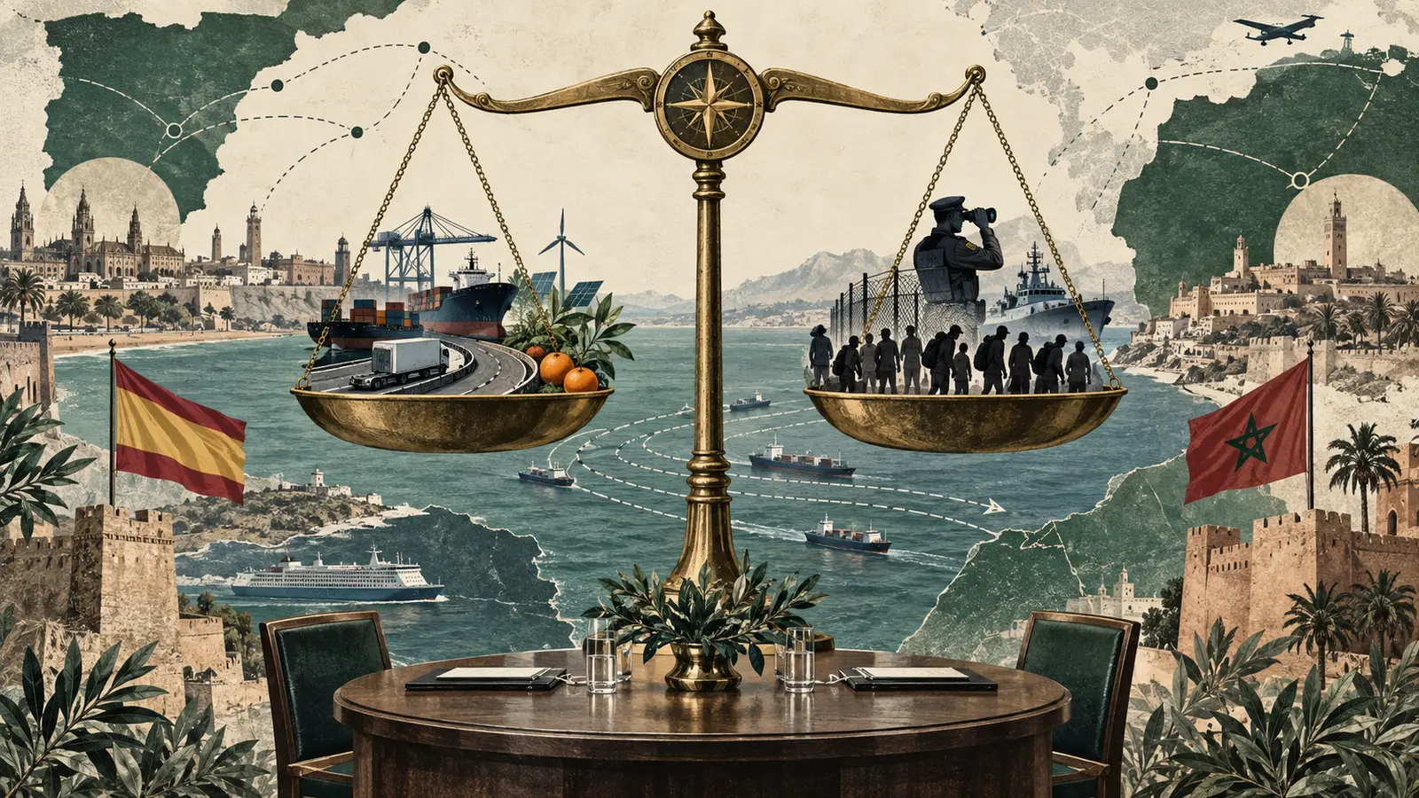 Equilibrio entre seguridad, cooperación y comercio en la relación entre España y Marruecos