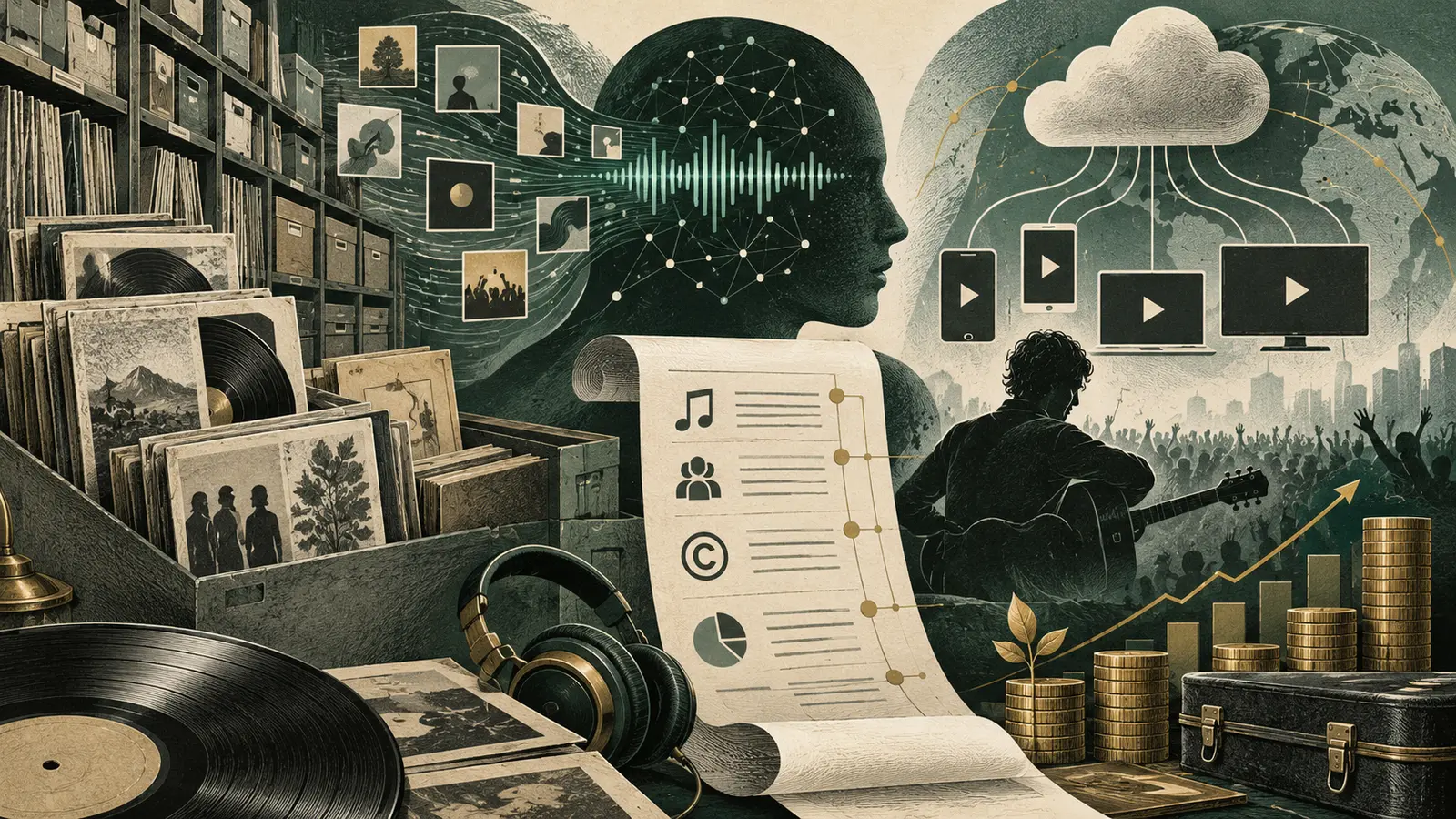 Catálogo musical, plataformas digitales, derechos y economía de los artistas