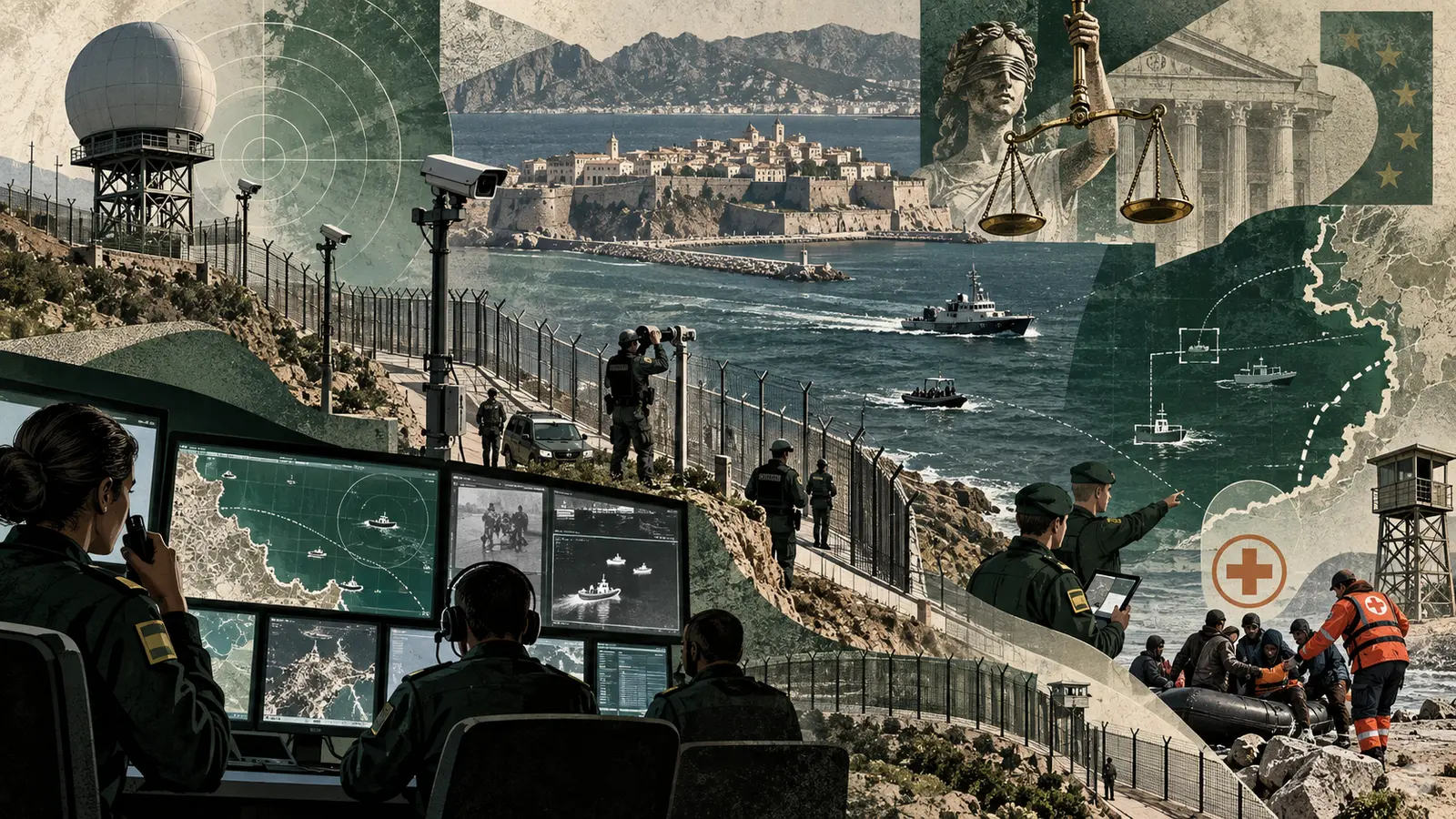Vigilancia y rescate en la frontera sur de Ceuta, un asunto de seguridad nacional